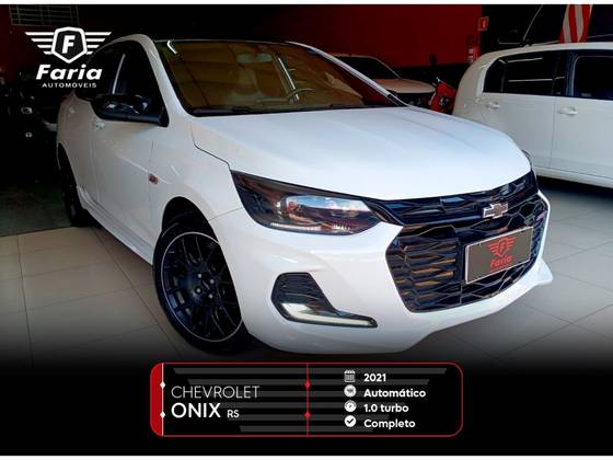 CHEVROLET ONIX 1.0 TURBO FLEX RS AUTOMÁTICO CHEVROLET ONIX 1.0 TURBO FLEX RS AUTOMÁTICO